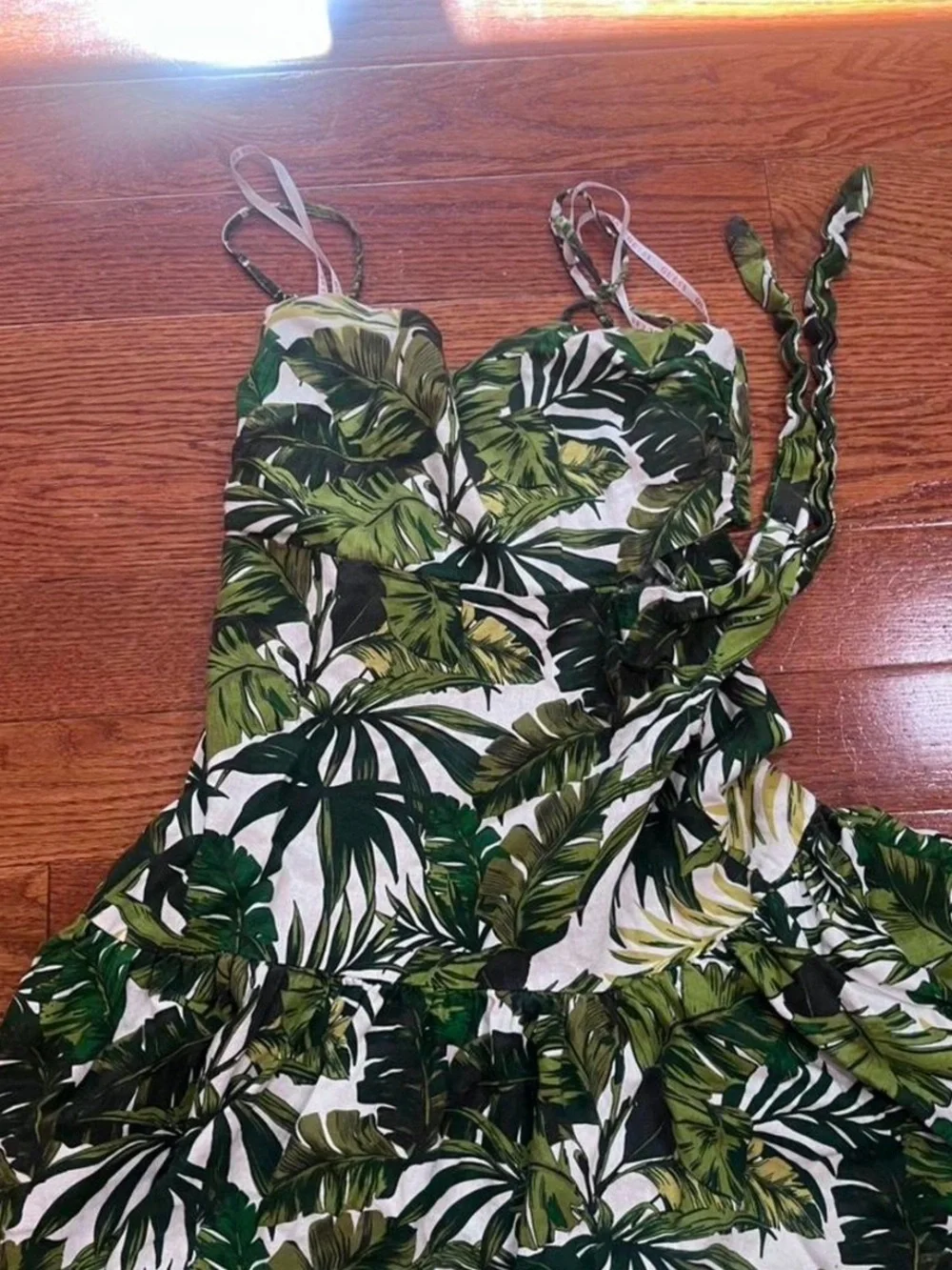 Palm Tree Print GUESS summer mini dress